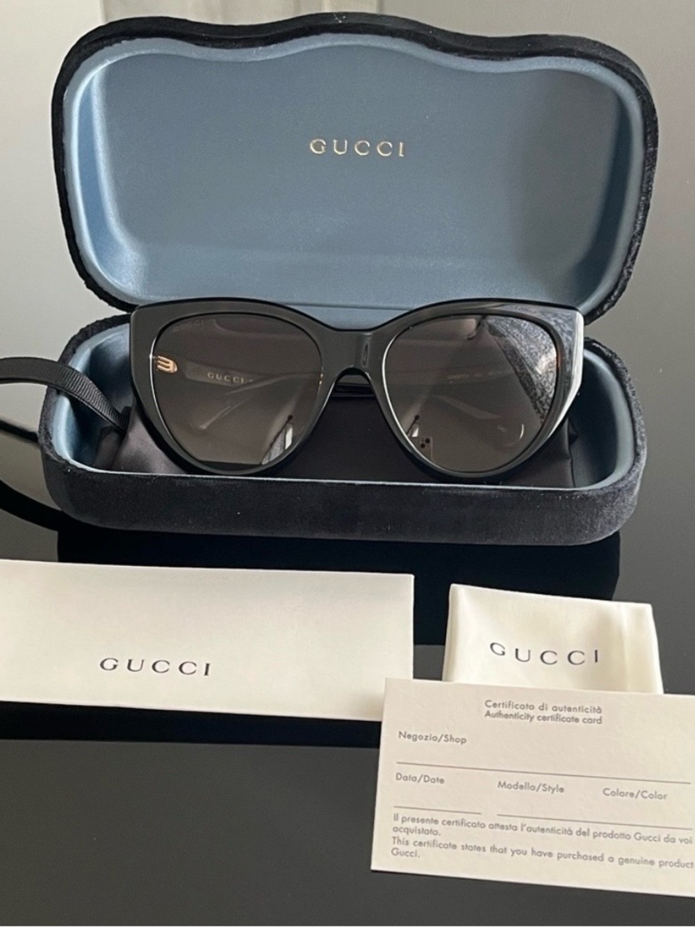 Gucci Women's Sunglasses - Havana Brown - Picture 8 of 8
